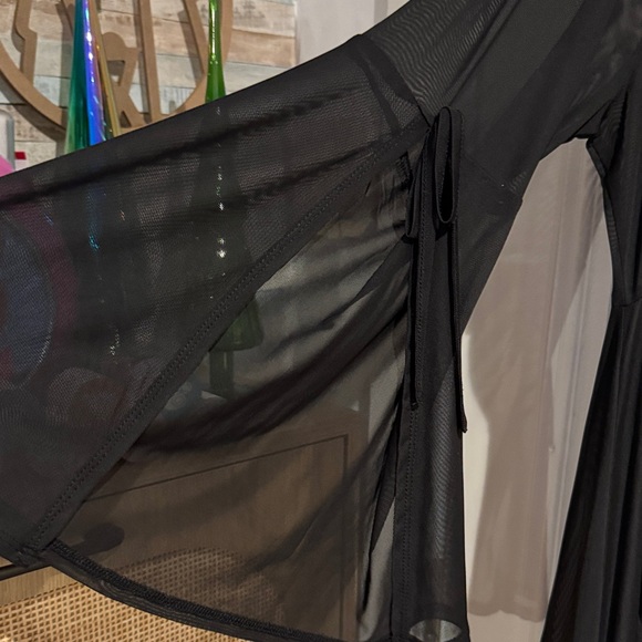 Torrid Black Ruffled Top - Picture 2 of 3